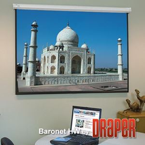 Picture of Draper Baronet/Series HW Electric Projection 65" Screen 16:9 130088
